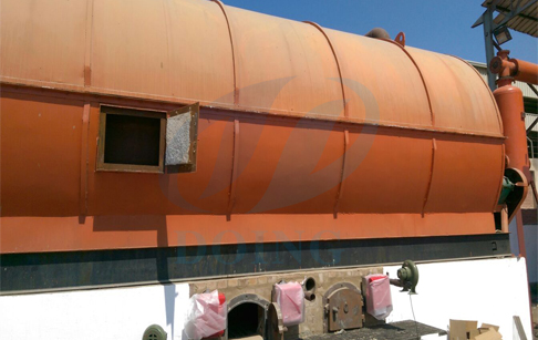 Waste tyre pyrolysis plant in Egypt set up successfully