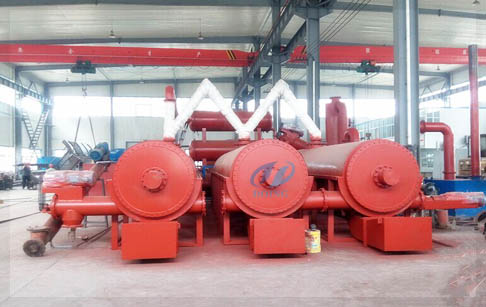 Fully automatic continuous tyre pyrolysis plant