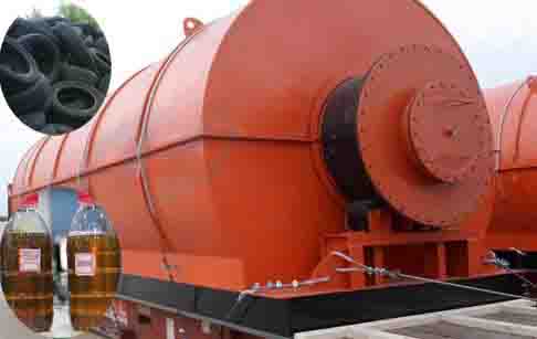 High Profits Waste Tire Recycling Pyrolysis Plant