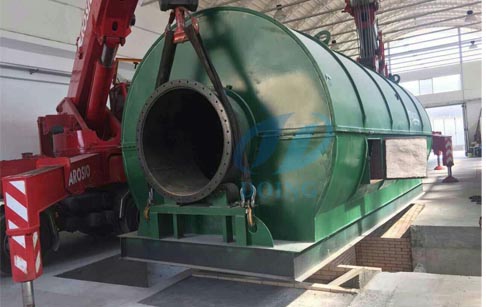 Italy successful installed waste tyre pyrolysis plant