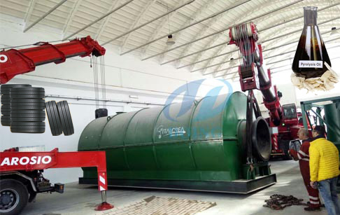 DOING GROUP introduction with its pyrolysis machine