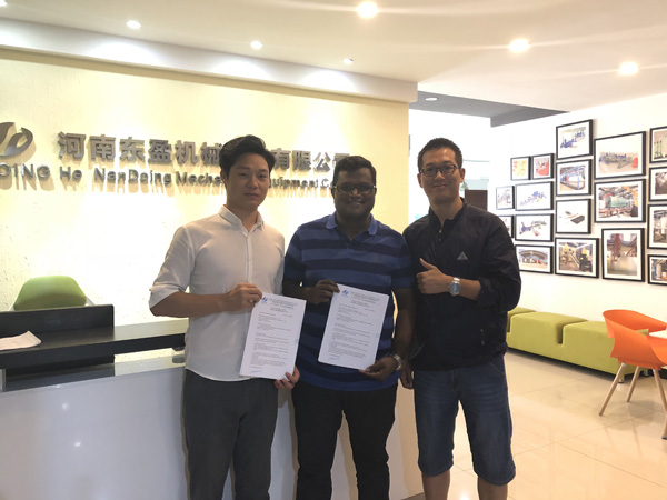 indian customer signed order of  pyrolysis plant
