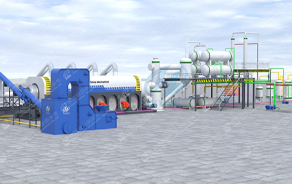 DOING 3D continuous pyrolysis plant