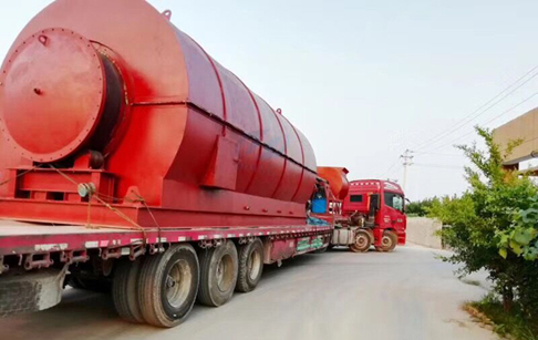 10T/D waste plastic to diesel plant transported to Colombia