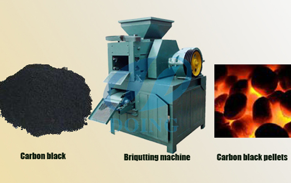 carbon black briquetting for burning