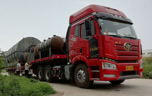 Two sets 12T waste plastic to oil plant of customers in Guangdong, China have been delivered