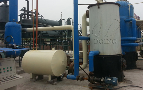 What is used oil recycling process?