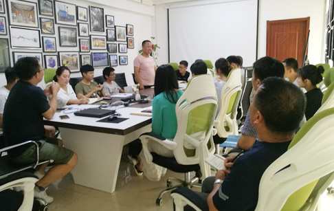 DOING Company held an exchange meeting to improve factory and better serve customers