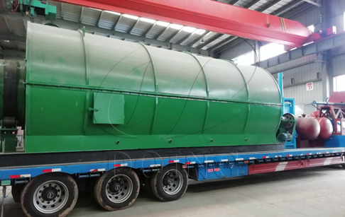 One set 10T waste plastic to oil plant was delivered to Ethiopia