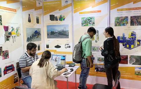 More than 200 customers inquired about tyre recycling pyrolysis plant in the IFAT India