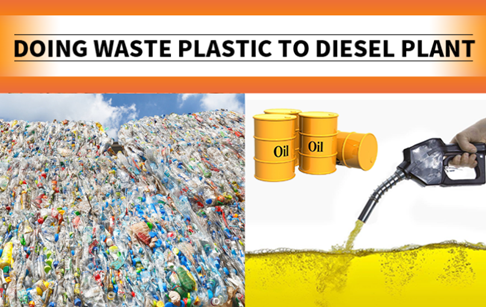 DOING Waste Plastic to diesel plant operation videos of convert plastic to oil
