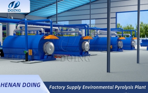 Factory Price Pyrolysis Equipment From Henan Doing Company