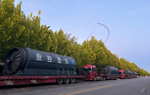 DOING GROUP delivered 5 sets of plastic pyrolysis equipment to Inner Mongolia