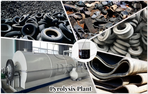 Vietnamese customer purchased a set of 15TPD waste tyre to oil recycling pyrolysis plant