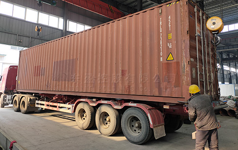 30T full automatic tyre pyrolysis plant sent to Kazakhstan