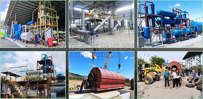 waste tire pyrolysis plant