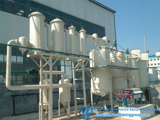 waste engine oil pyrolysis plant