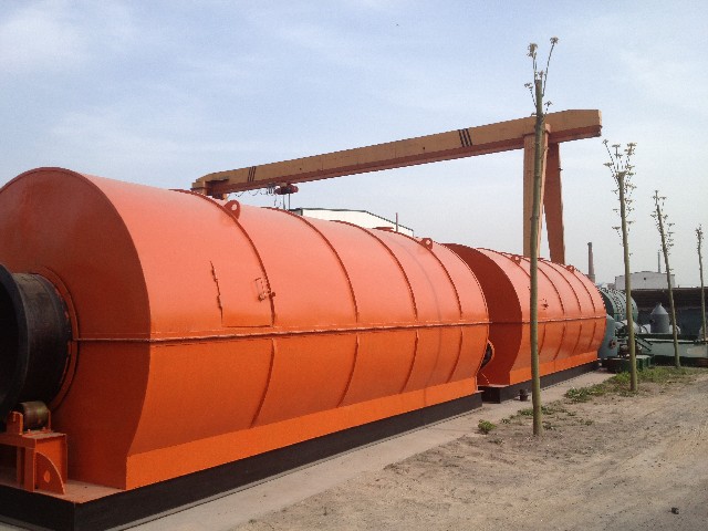 waste tyre recycling pyrolysis plant
