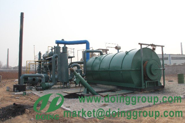 Waste Tire Recycling Pyrolysis Plant