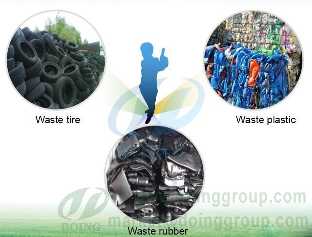 waste tire to fuel oil pyrolysis plant