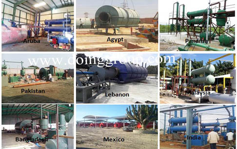 pyrolysis plants installation project cases