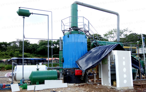 waste tyre oil distillation plant