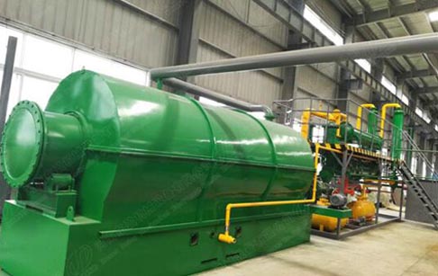 Waste tyre pyrolysis industry