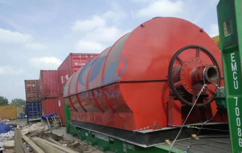 waste tire pyrolysis plant