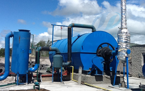 tyre pyrolysis plant