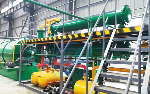 tyre pyrolysis plant