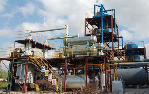 ProductTyre/Plastic Oil to Diesel Distillation Plant