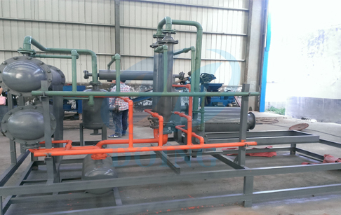 DOING Mini capacity 1ton/day waste tire  pyrolysis machine ready for delivery