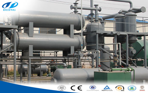 Waste to oil energy pyrolysis plant