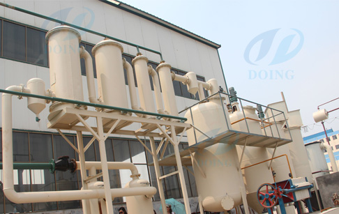 Oil refinery machine for tyre oil,plastic oil,engine oil