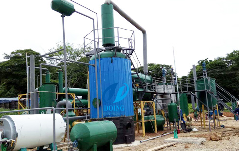  Waste tyre oil to diesel fuel distillation plant in Columbia