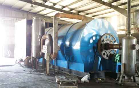 Waste tyre pyrolysis plant projet in Jordan