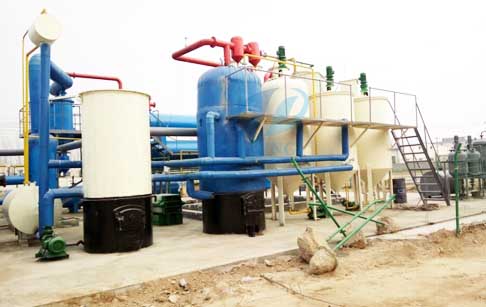 Waste oil distillation machine