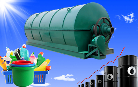 Waste plastic to fuel conversion plant