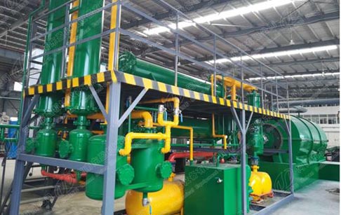 Waste tyre pyrolysis plant