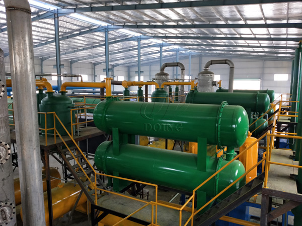 tyre recycling pyrolysis plant