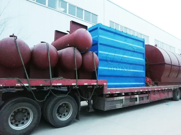 waste tyre to oil plant