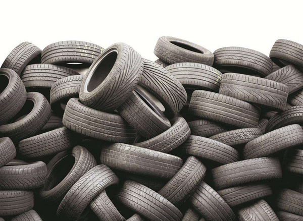 recycling used tires