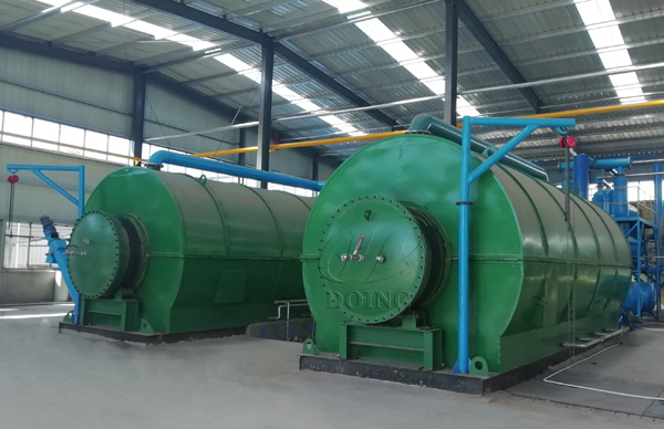 waste tire pyrolysis plant