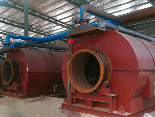 tire recycling machine