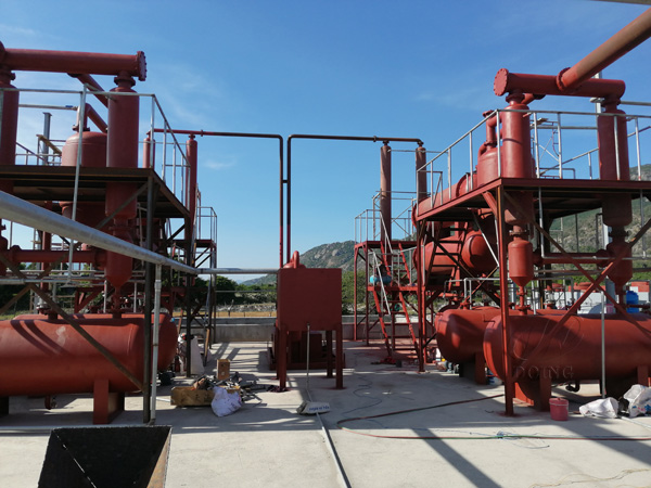 tire recycling pyrolysis plant