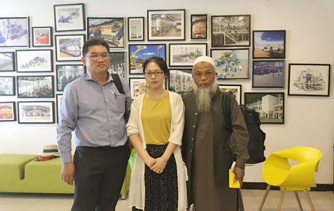 Malaysian customers inspected DOING’s waste tire recycling pyrolysis plant