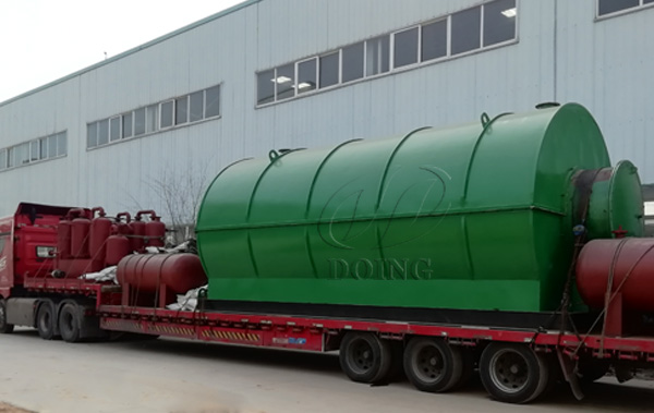 waste tire pyrolysis plant