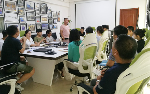 DOING Company held an exchange meeting to improve factory and better serve customers
