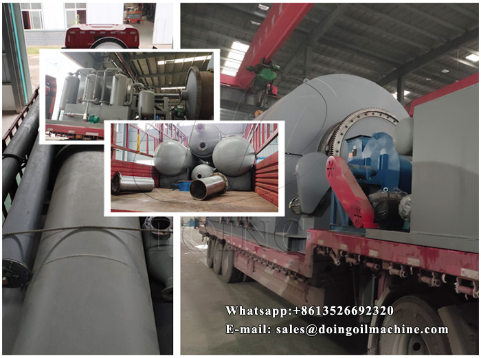 waste tyre recycling pyrolysis plant