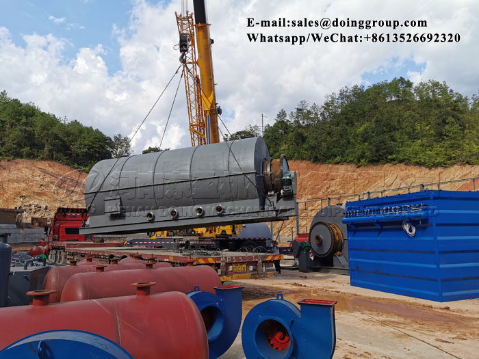 tyre to oil pyrolysis plant